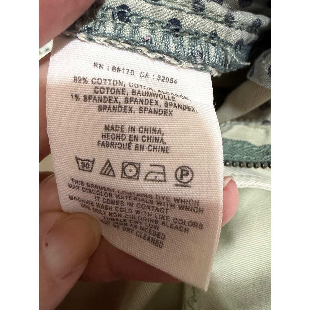 pilco pale green ankle pants women's unsized - Picture 6 of 9
